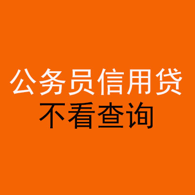 曹县公务员信用贷款